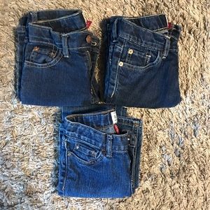 3 PAIRS Girls Bootcut Slim Stretch Jeans